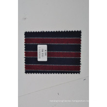 Dandy red blue stripe mongolian cashmere blend wool fabric